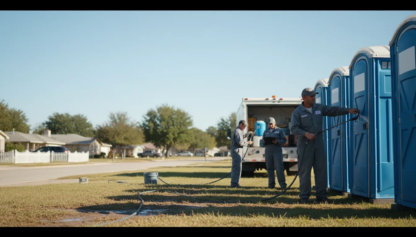 Long-Term Portable Toilet Rental in Prairie Lea, TX near me